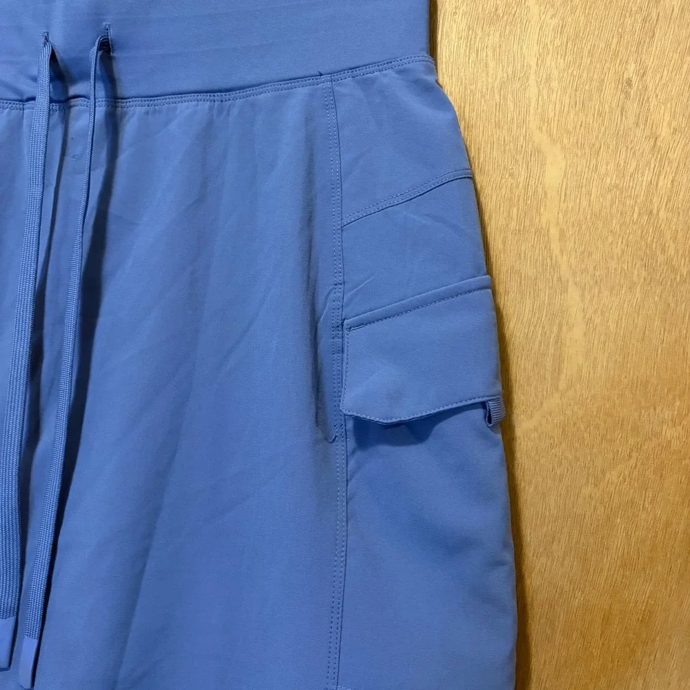 Gerry Cargo Utility Skort Medium Blue Hiking Gorpcore Active Travel Skirt *READ